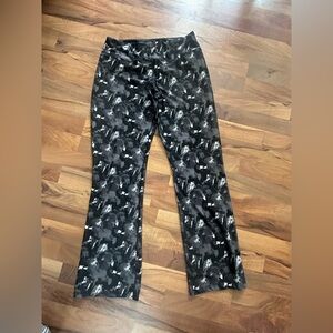 Stylish Black and Gray Flare Pants